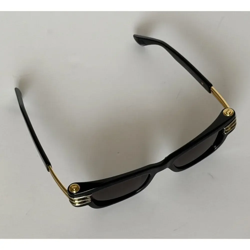 Bottega Veneta Unisex Bolt Squared Sunglasses Black BV1308S Made in Japan NIB